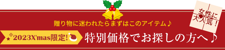 贈り物に迷われたらまずはこのアイテム♪女性に大人気！2020Xmas限定！特別価格でお探しの方へ♪