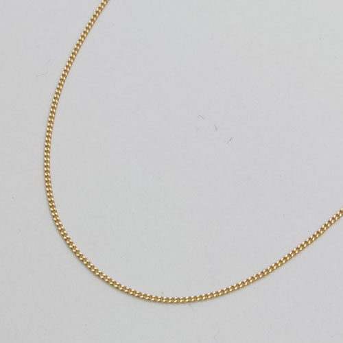 【送料無料】【K18刻印入り】【日本製】18金(K18) ネックレス キヘイ チェーン 50cm 1g 2面カット 喜平　0766-NG08