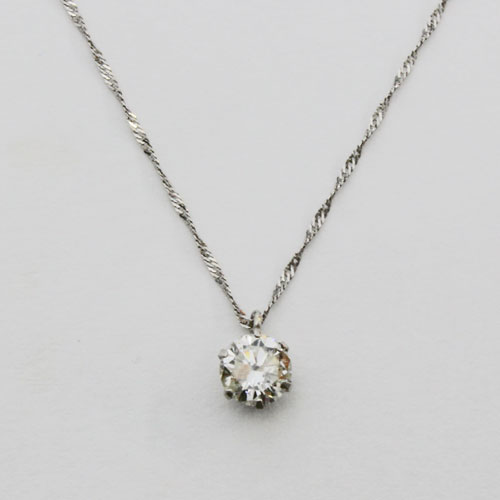 【送料無料】【日本製】純プラチナ(Pt999)枠 ダイヤモンド/ダイヤ ペンダント 0.4ct 刻印 Pt850 スクリュー チェーン 鑑別書付 0974-PG09 【送料無料】【日本製】純プラチナ(Pt999)枠 ダイヤモンド/ダイヤ ペンダント 0.4ct 刻印 Pt850 スクリュー チェーン 鑑別書付 0974-PG09