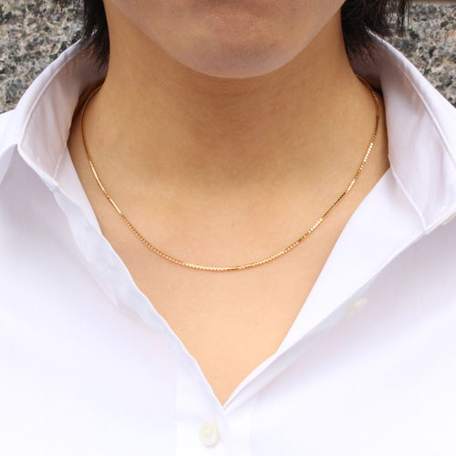 【パール】 k18 18金 ネックレス ベネチアンチェーン ネックレス 50cmの通販 by CKデザインハウス｜ラクマ リング