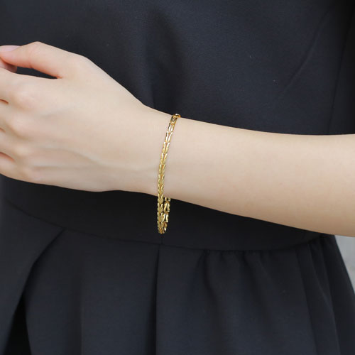 送料無料 日本製 純金 K24 24金 ブレスレット リバーシブル リーフ 葉 デザイン ゴールド 18cm 2 9ｇ 1795 Bg12 ジュエリーウォーク心斎橋