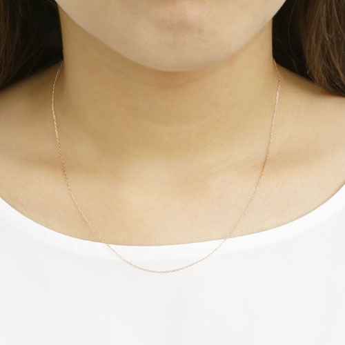 送料無料 日本製 18金 K18 750 18金ピンクゴールド ネックレス 小豆 アズキ チェーン45cm 0 9g スライド アジャスター 1973 Ng12 ジュエリーウォーク心斎橋