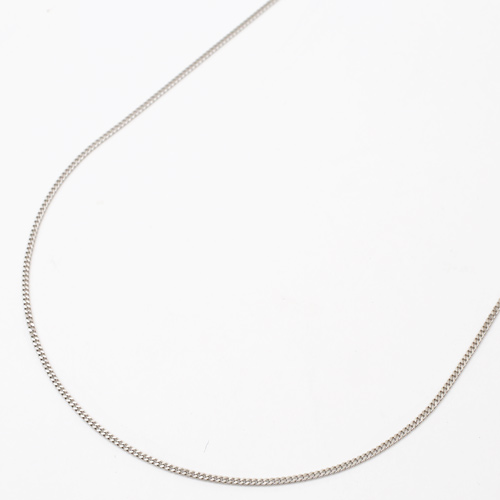 【送料無料】【日本製】プラチナ850/Pt850 2面カット 喜平/キヘイ チェーン/ネックレス 40cm 1g アジャスター3cm部分 造幣局検定刻印 Pt850刻印 3887-NM18