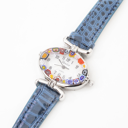送料無料】【イタリア製】ベネチアンガラス/ベネチアングラス 腕時計 