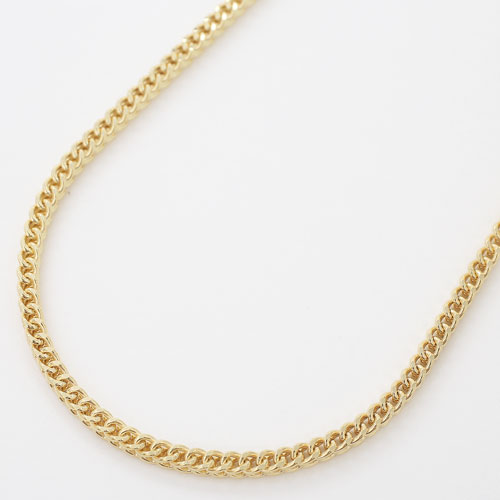 送料無料 受注生産品 男女兼用 イタリア製 18金 K18 ４面カットボックス 喜平 キヘイ ネックレス 45cm 4343 Ms ジュエリーウォーク心斎橋