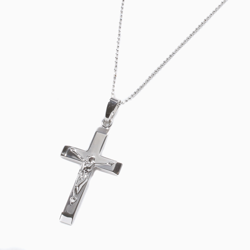 送料無料 男女兼用 シルバー Silver Sv925 ペンダント ネックレス ユニーク デザイン クロス 十字架 キリスト ジーザス アクセサリー ジュエリー おしゃれ お洒落 ファッション コーディネート アイテム 4559 Ad21 ジュエリーウォーク心斎橋