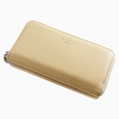 送料無料 男女兼用 イタリア Italy Sani Gualtiero 長財布 サイフ ウォレット ベージュ レザー 革 牛革 カーフ お札入れ 小銭入れ 手作り ハンドメイド お洒落 オシャレ ファッション アイテム 7787 Sg21 ジュエリーウォーク心斎橋